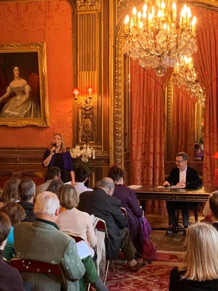 Conférence de Nicolas de la Bretèche à l’hôtel de la Païva à l’occasion de la sortie de son beau livre À la table des tsars, publié en novembre 2019