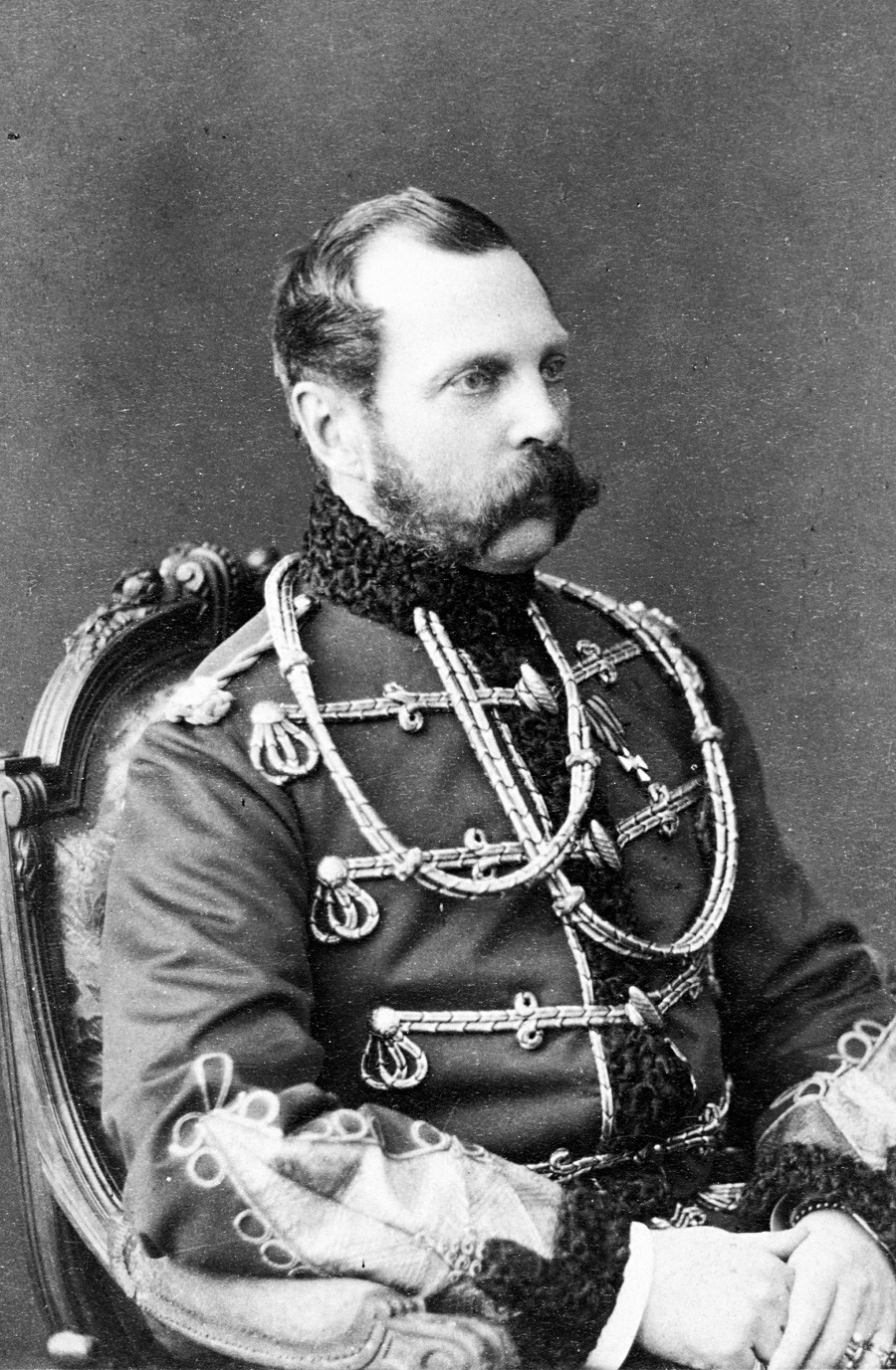 O tsar Alexandre 2°, imperador da Rússia entre 1870 e 1886.