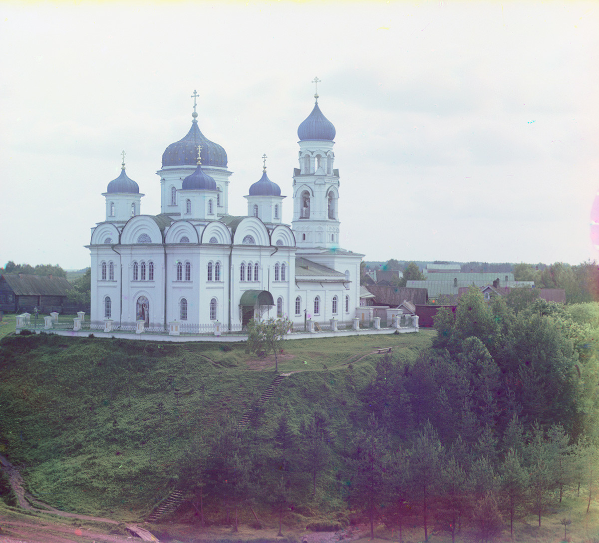 Cerkev nadangela Mihaela (cerkev Marijinega oznanjenja). Pogled proti severovzhodu. Poletje 1910

