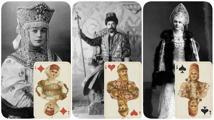 Russian Tsars  54 Playing Cards.Russische Spielkarten Romanov Dynasty 