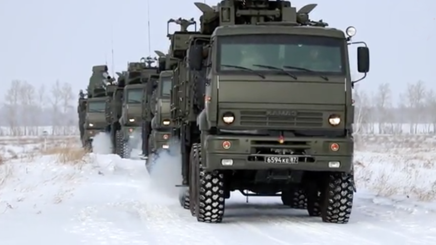 Latihan Militer Pantsir S Serang Musuh Di Siberia Video Russia