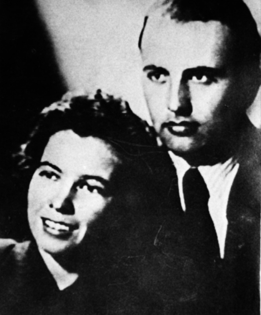 Mikhail and Raisa Gorbachev when they were a young couple