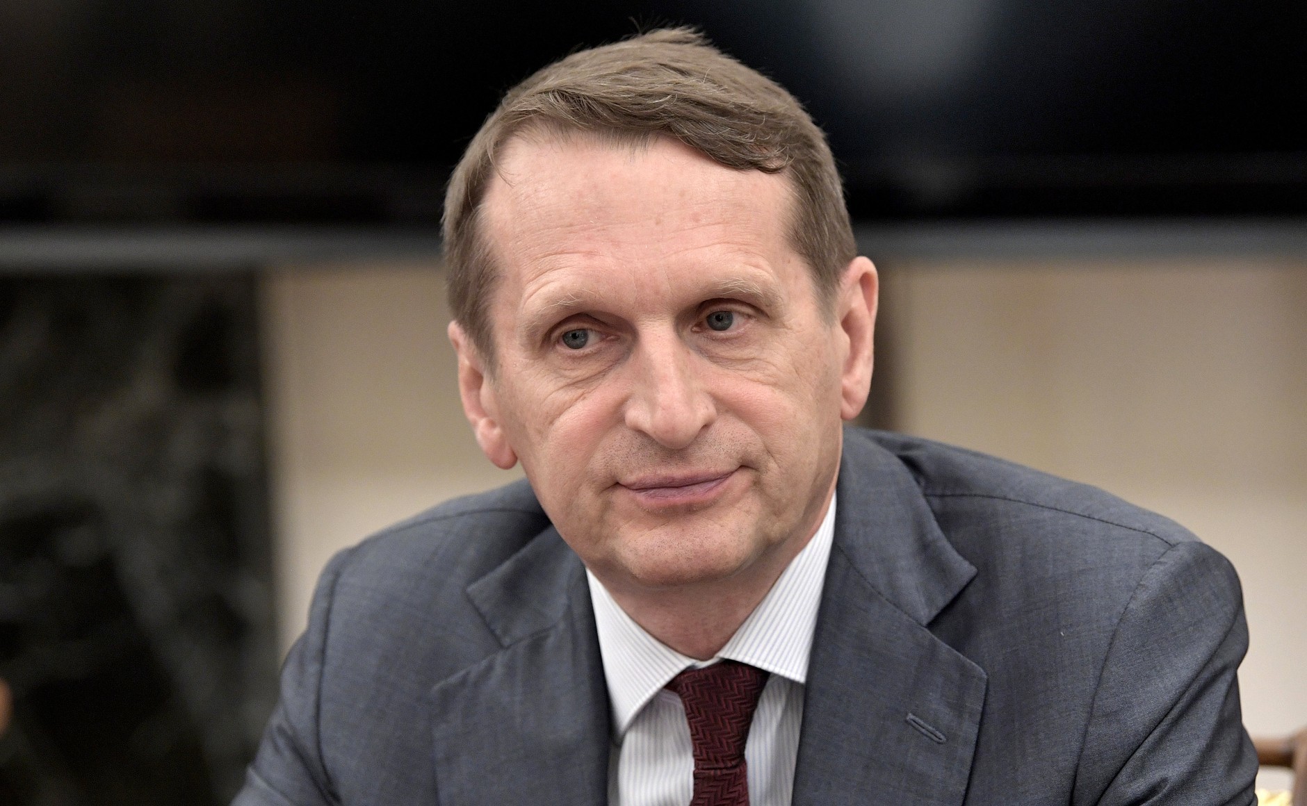 Сергеј Наришкин – директор на Службата за надворешно разузнавање и претседател на Руското историско друштво.

