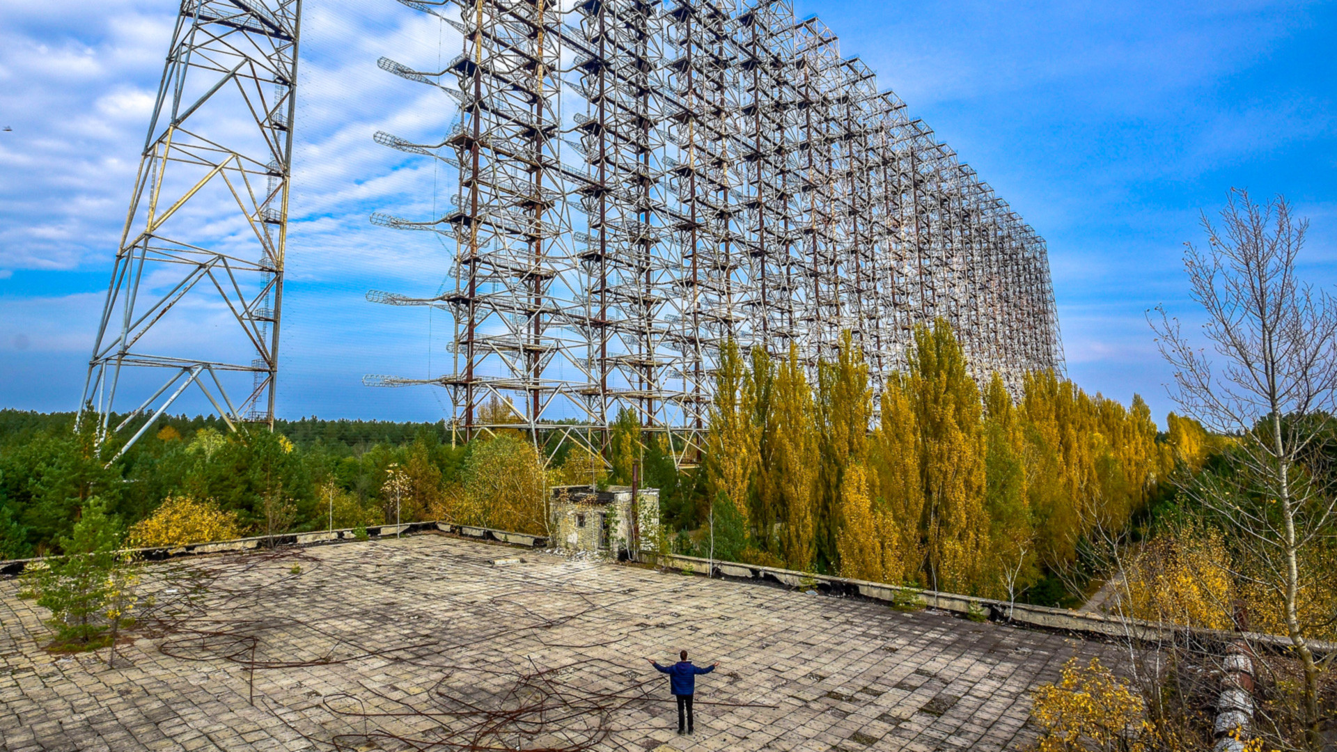 Бивши војни радарски систем „Дуга“ у Чернобиљској зони отуђења, Украјина.