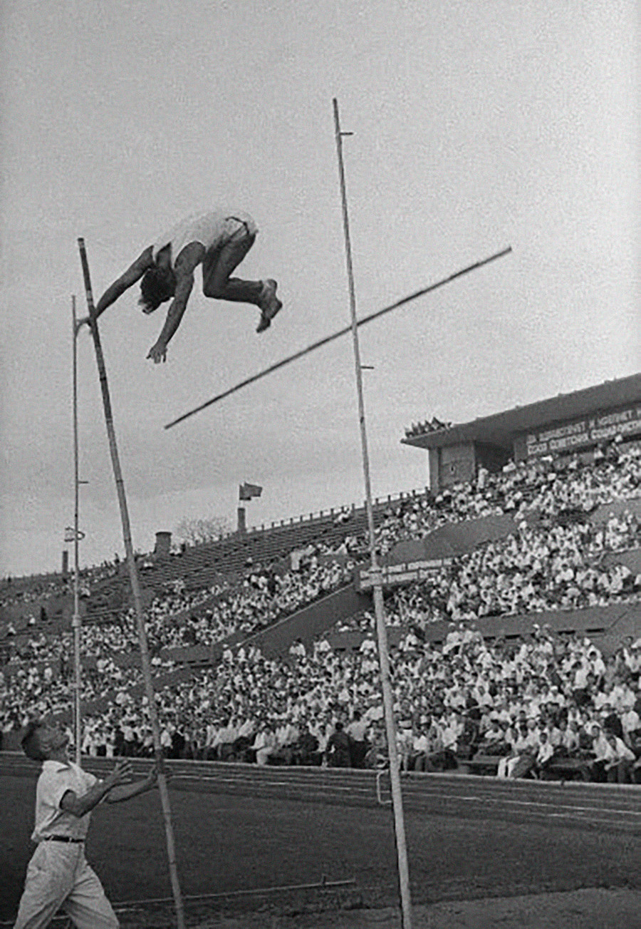 A high jumper