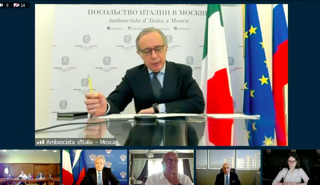 L'ambasciatore italiano in Russia Pasquale Terracciano, intervenuto alla tavola rotonda sullo Sputnik V 