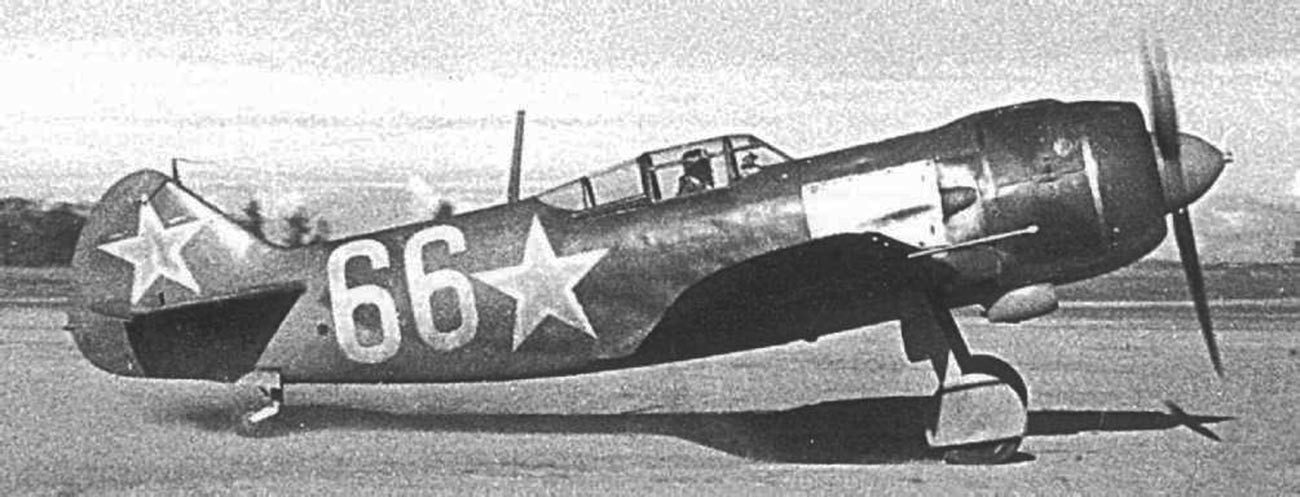 Avión de combate soviético Lavochkin La-5 
