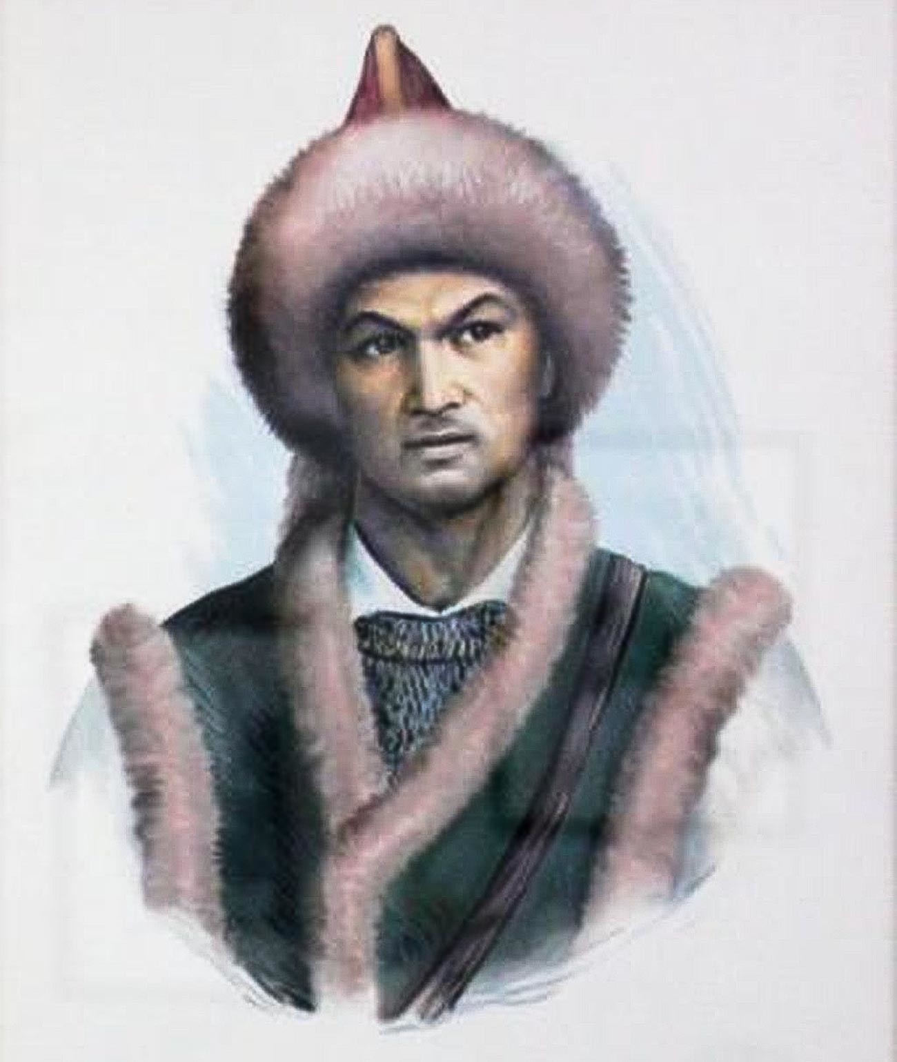 F. Islakhov, ritratto di Salavat Julaev
