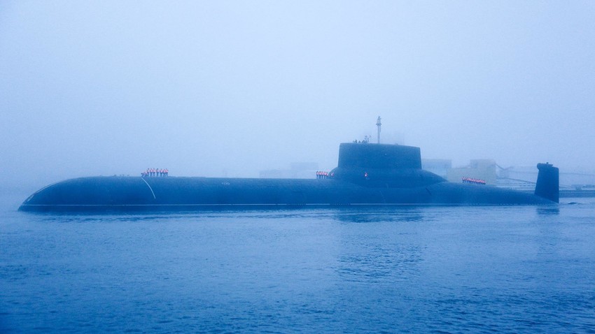 Das Atom-U-Boot Dmitri Donskoj.