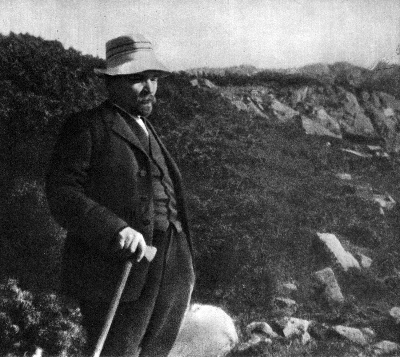 Vladímir Lenin en Zakopane, Polonia, 1914
