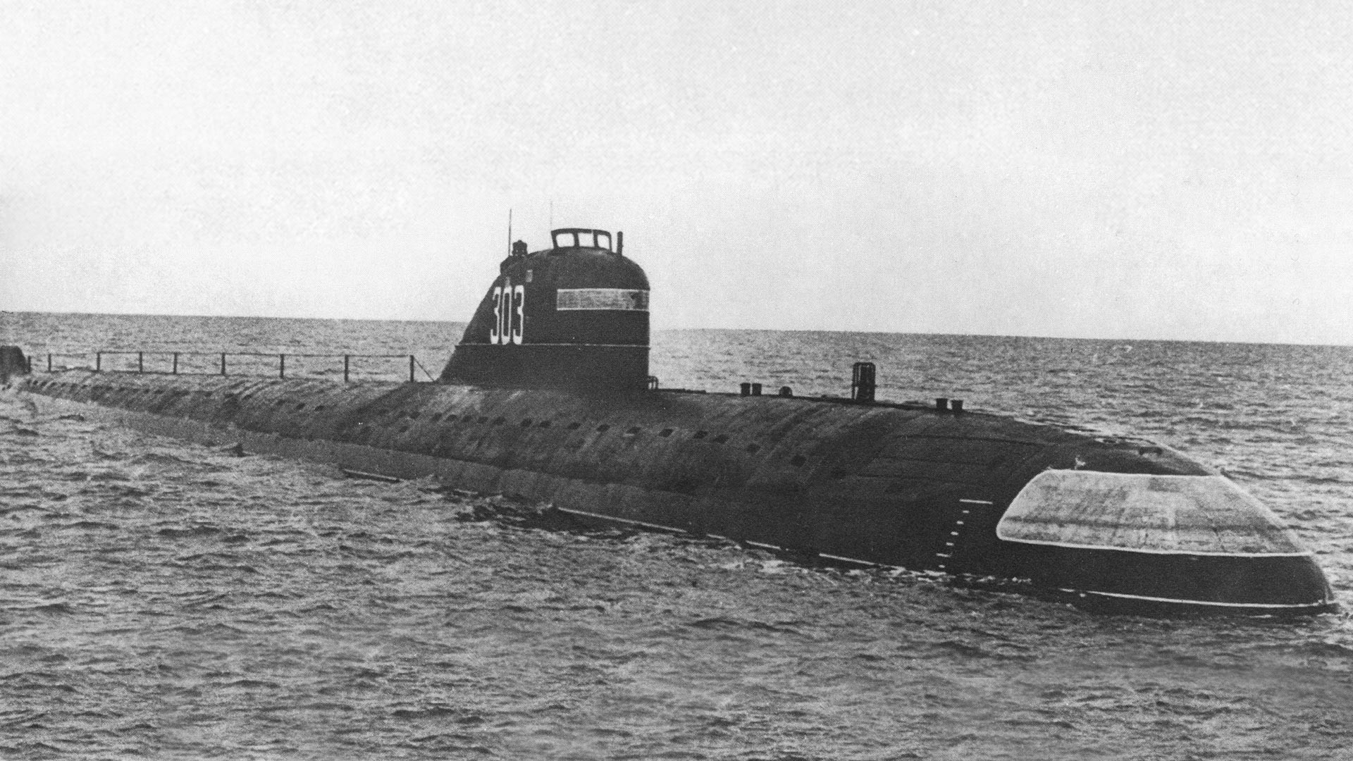 Die K-3 Leninski Komsomol - das erste sowjetische und das dritte Atom-U-Boot der Welt. Die K-3 war Leitschiff des Projekts 627 
