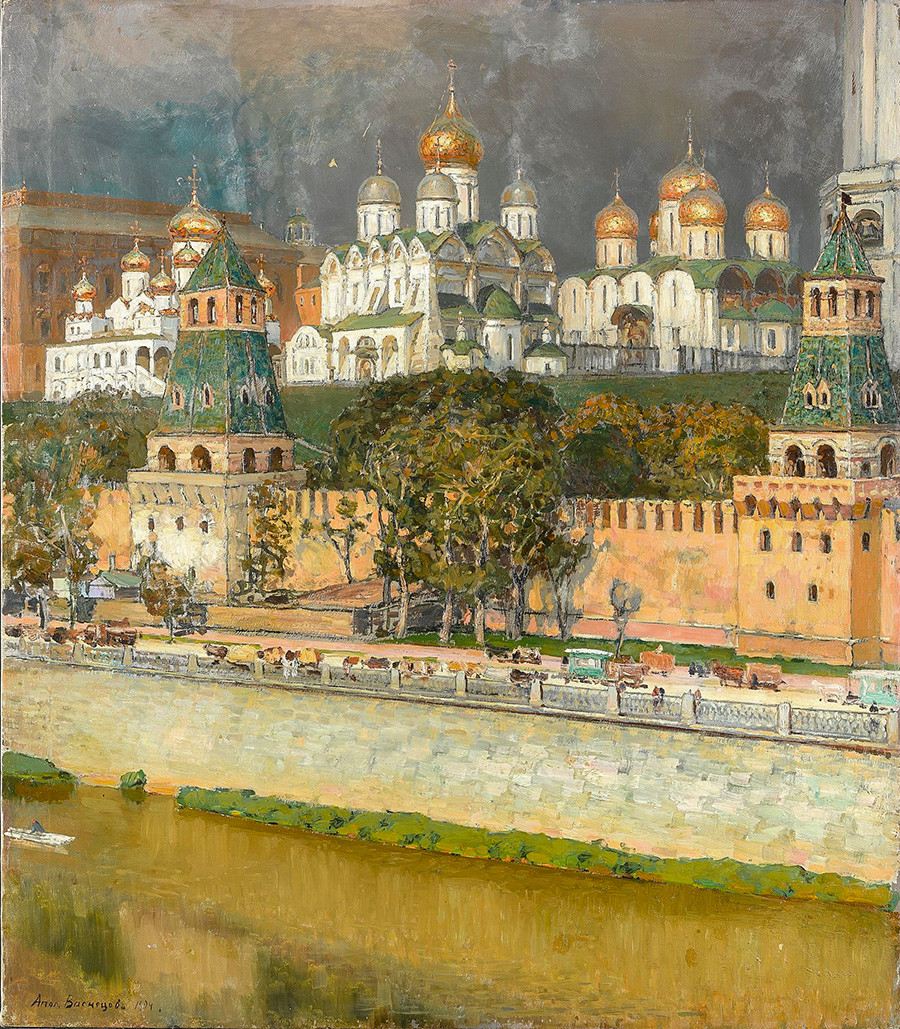アポリナリー・ヴァスネツォフ、モスクワのクレムリン、教会、1894年