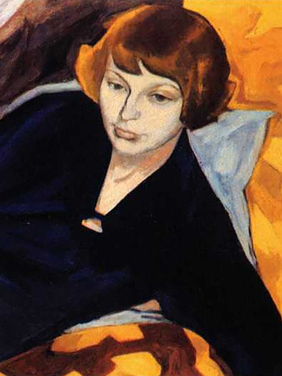 Portrait of Marina Tsvetaeva, by Magda Nakhman.