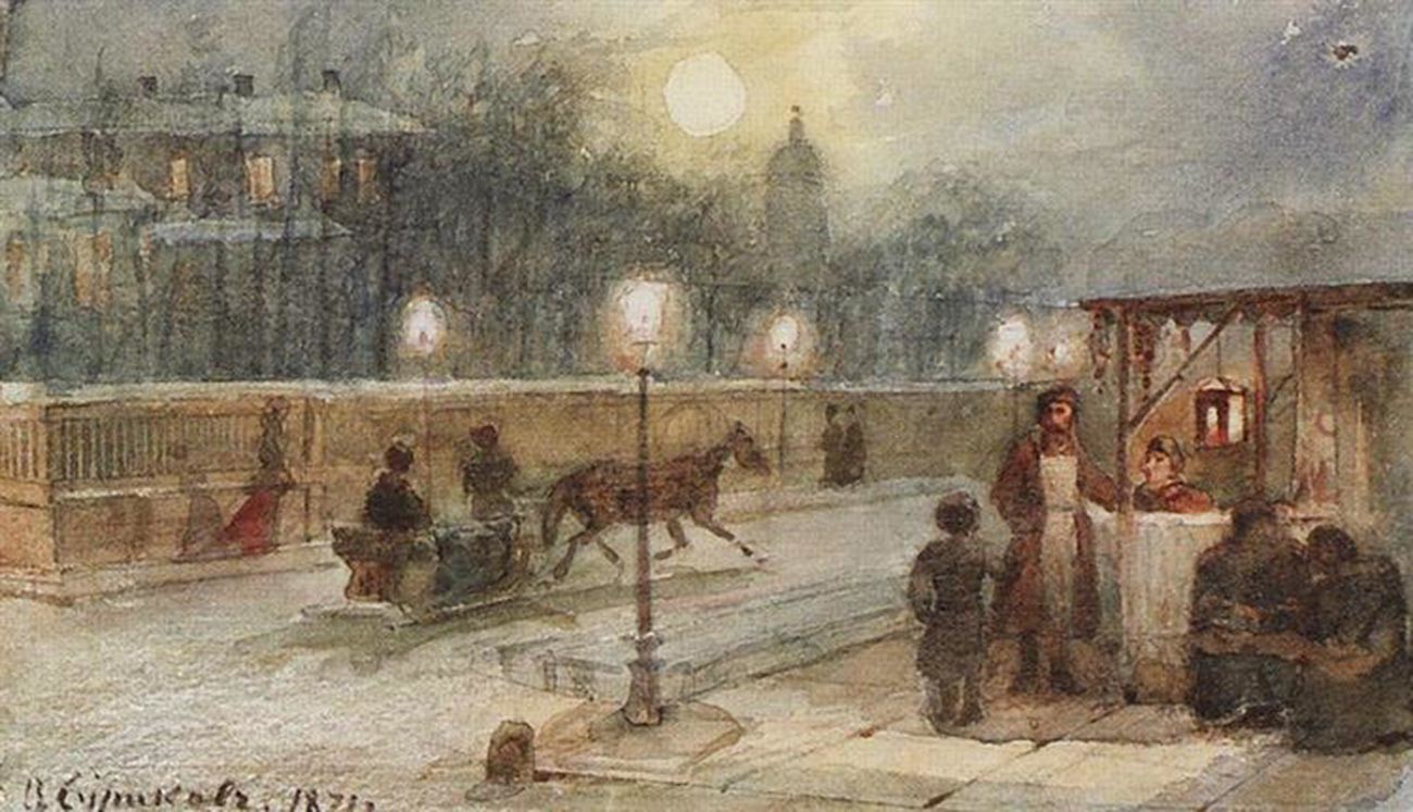 ペテルブルクの夜、1871年
