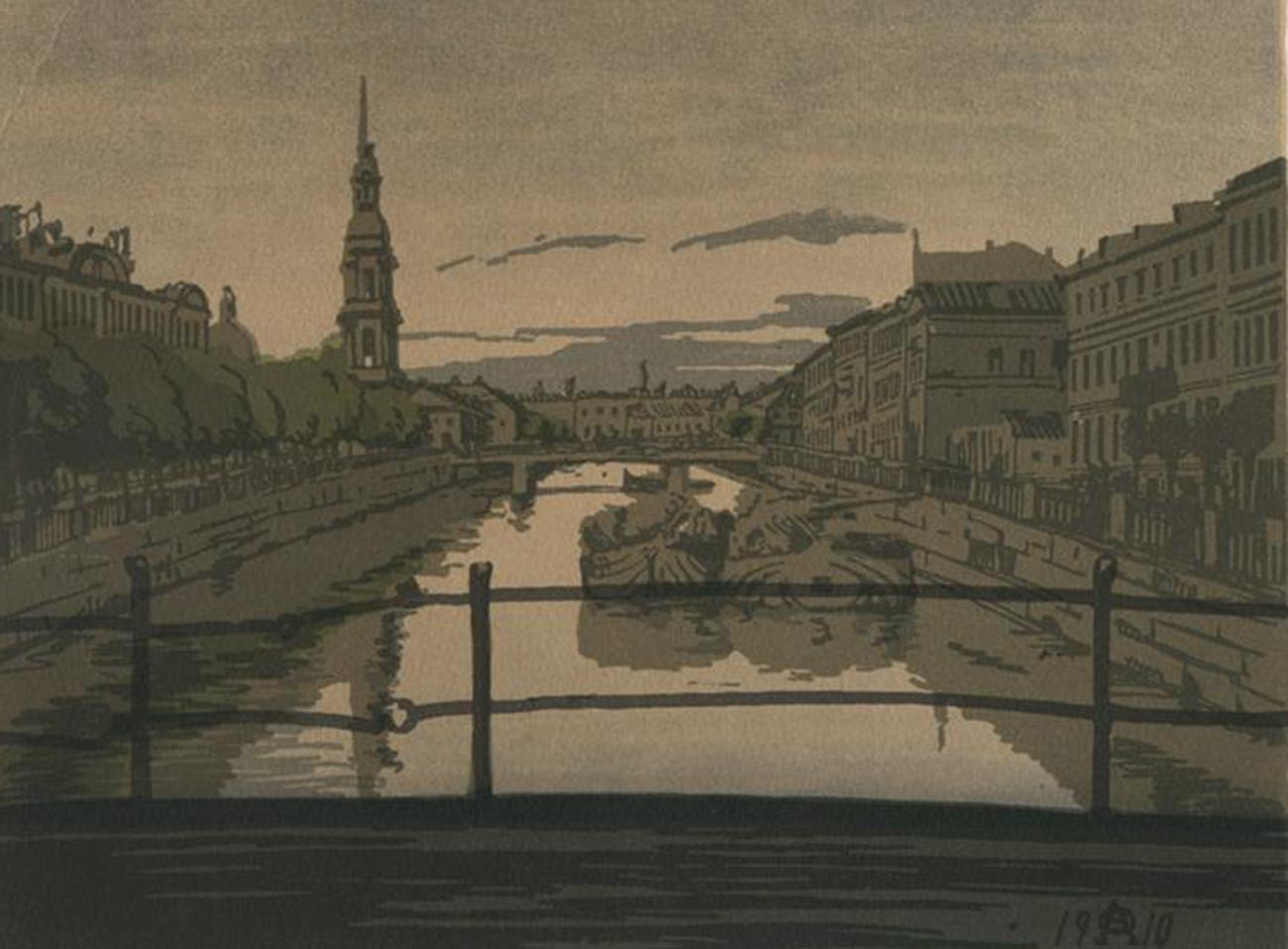 Canal Krioukov, 1910
