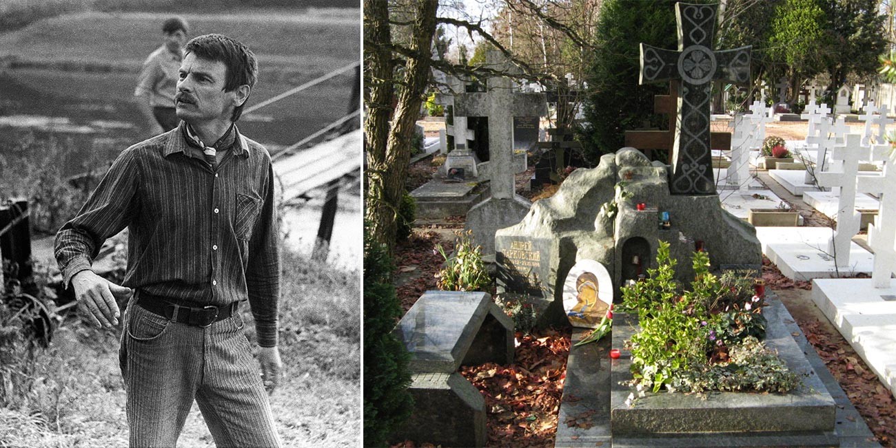 Andrei Tarkowski / Grab von Andrei Tarkowski und seiner Frau Larisa.
