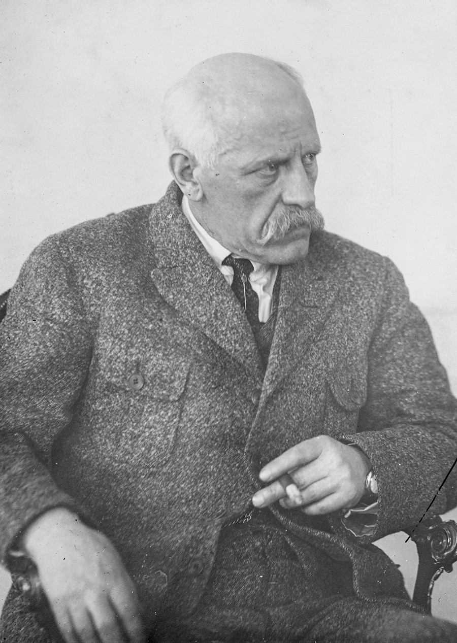 Fridtjof Nansen in Russland im Jahr 1923.