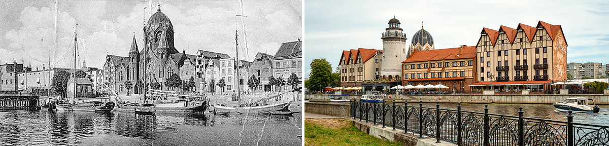 Foto kiri diambil pada 1900, dan satunya pada 2021.