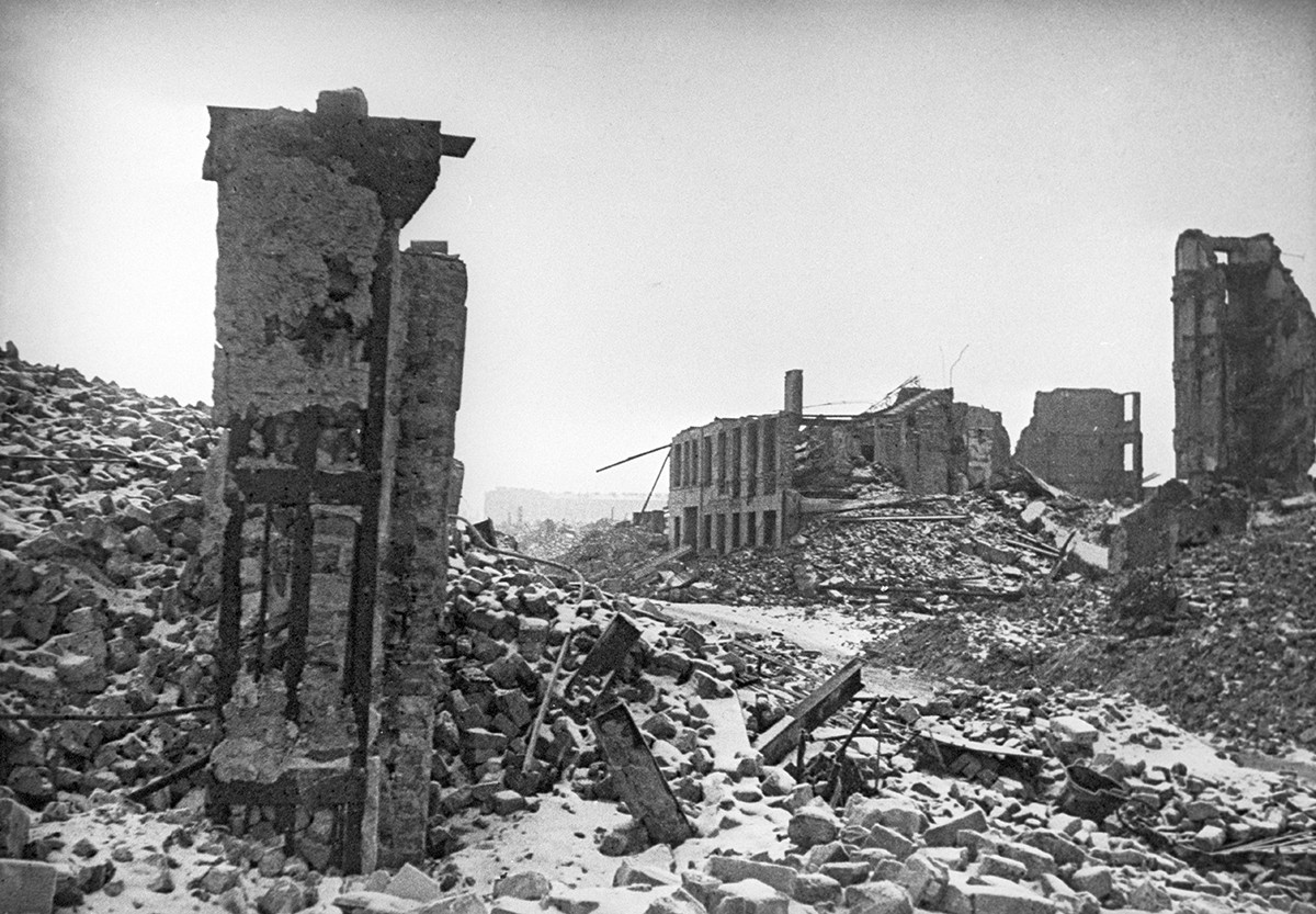Ruines du ghetto juif de Varsovie