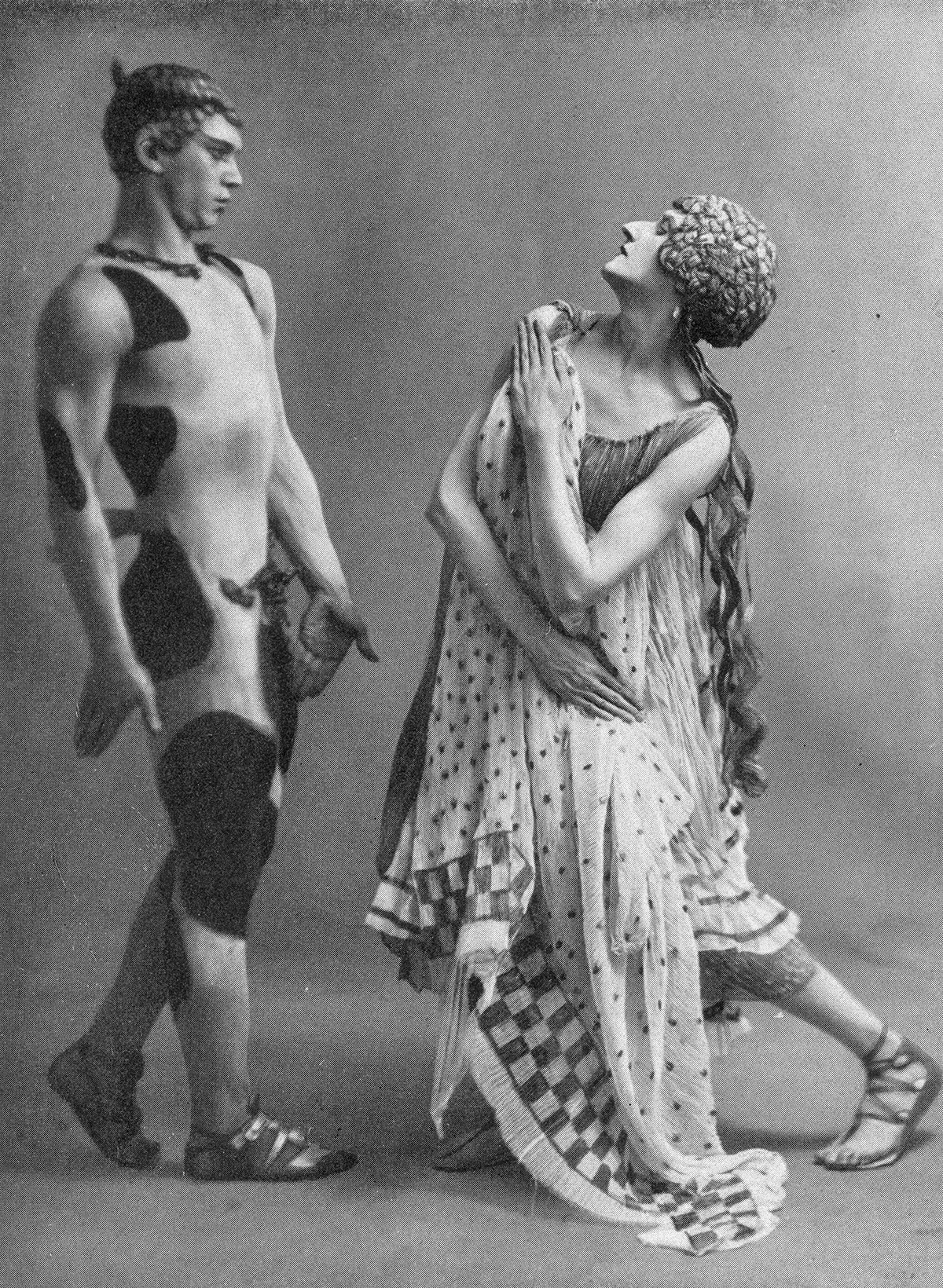 Nijinsky und Karsawina, 1912.