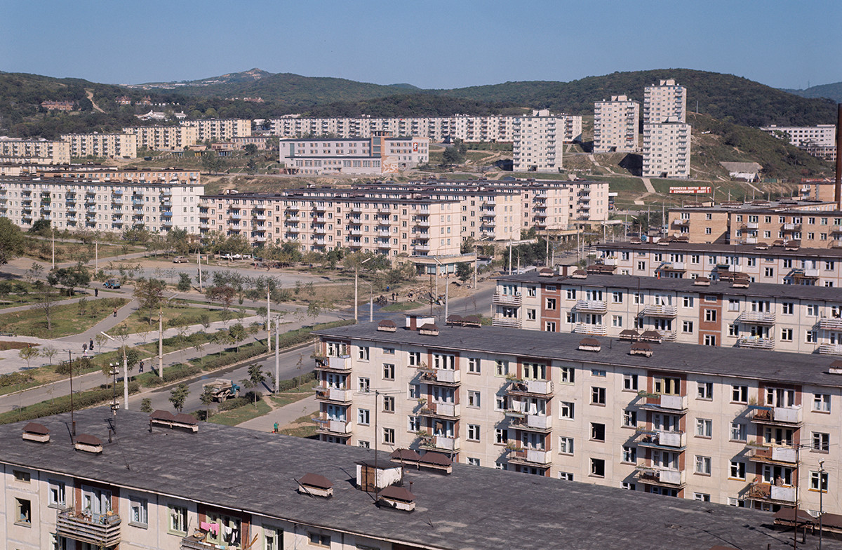 Un quartier de Vladivostok