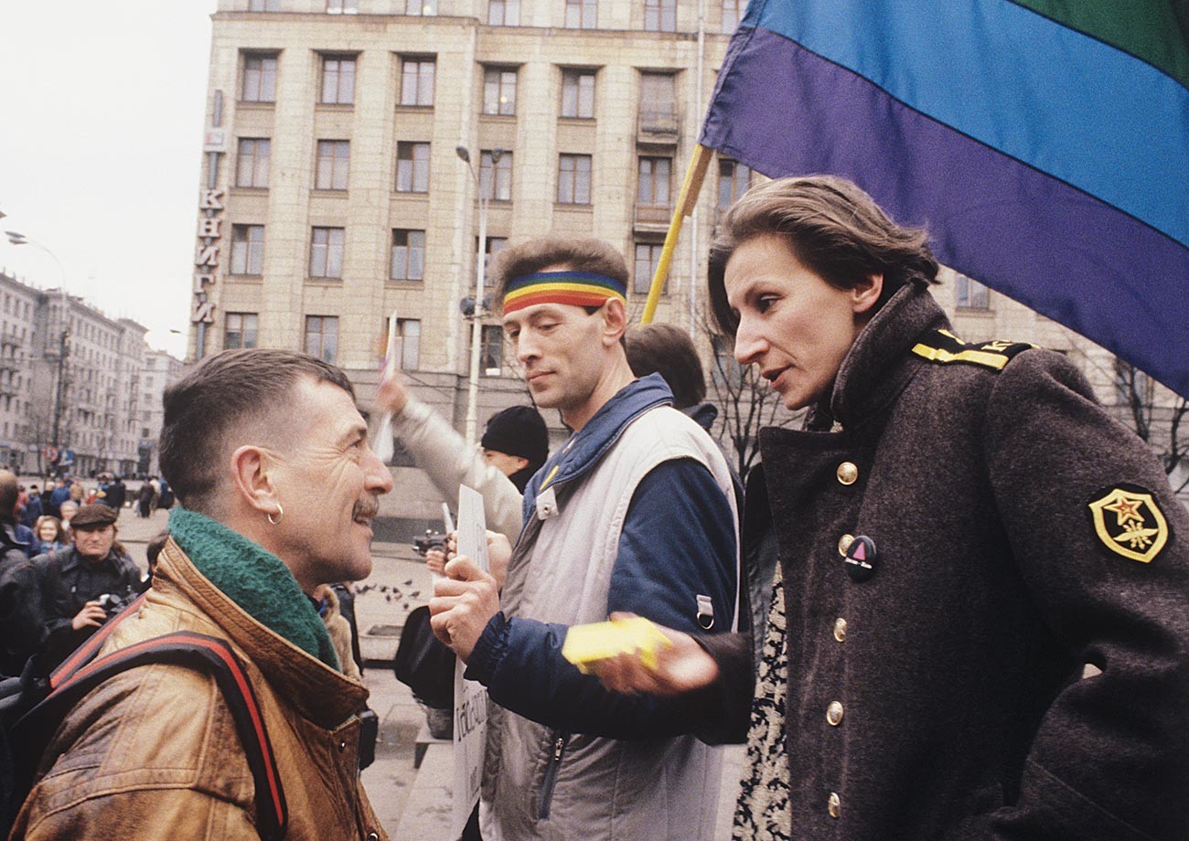 Jevgenija Debrjanska, aktivistica LGBT pokreta u Rusiji. 
