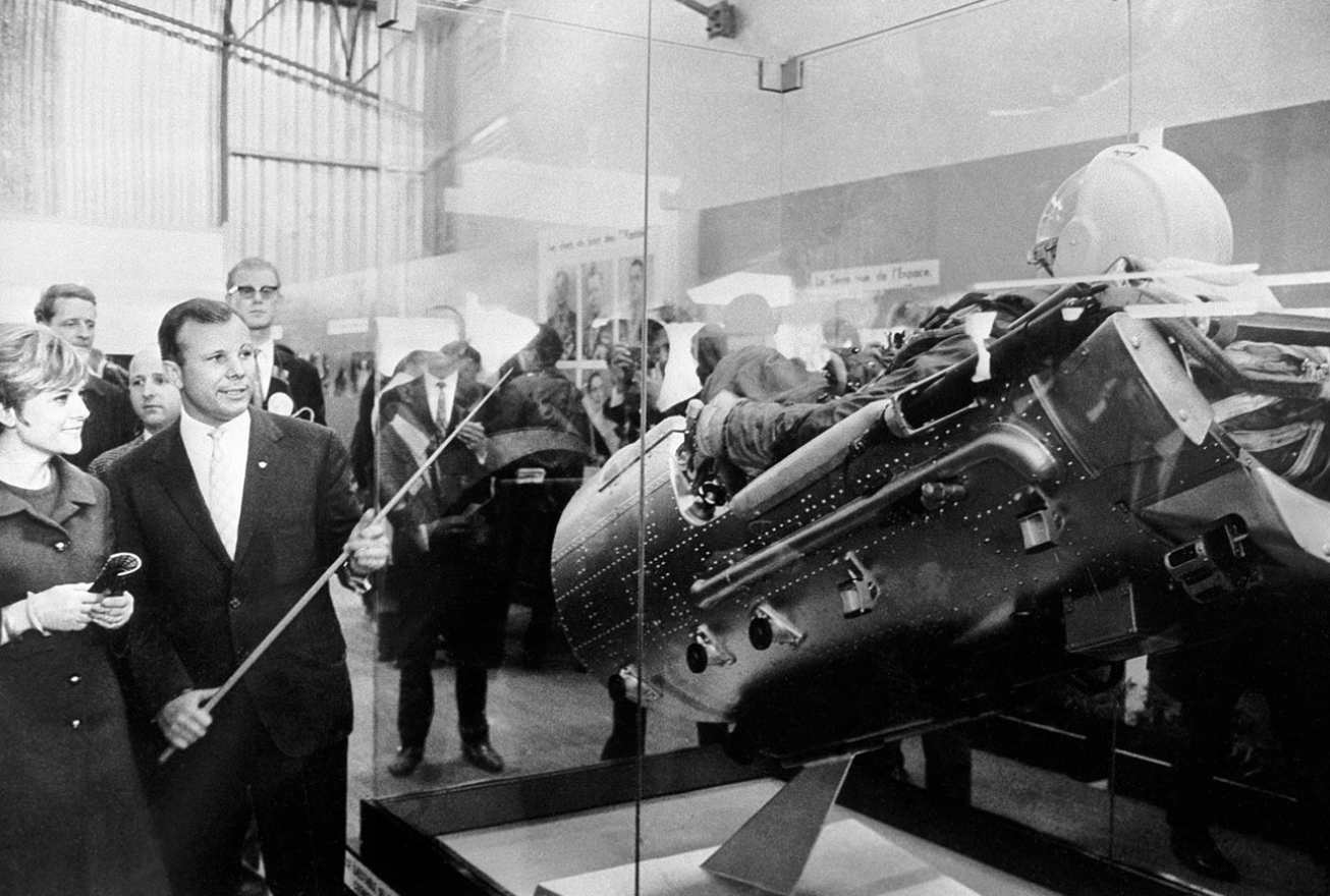 Gagarine au salon international de l'aéronautique et de l'espace