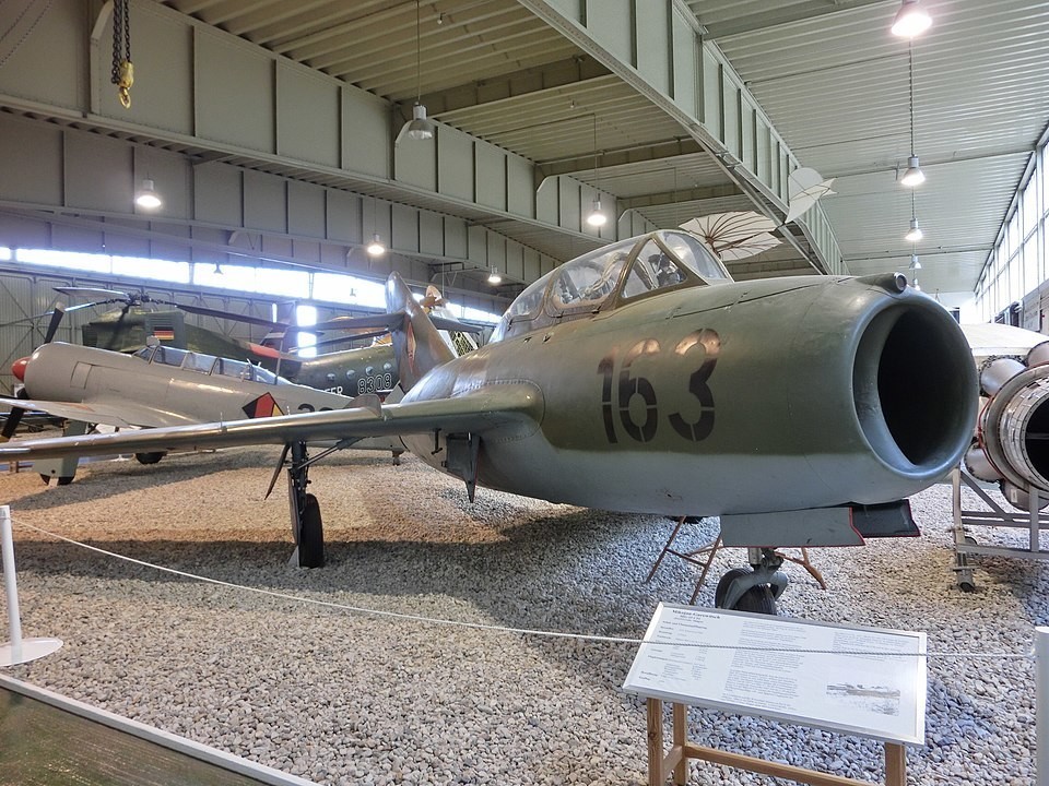 MiG-15 v vojaškozgodovinskem muzeju Berlin-Gatow