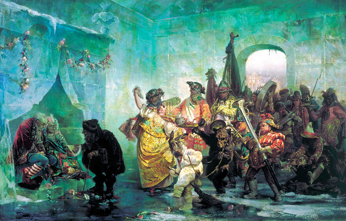 „Свадба во Ледената палата“, Валериј Јакоби, 1878 година

