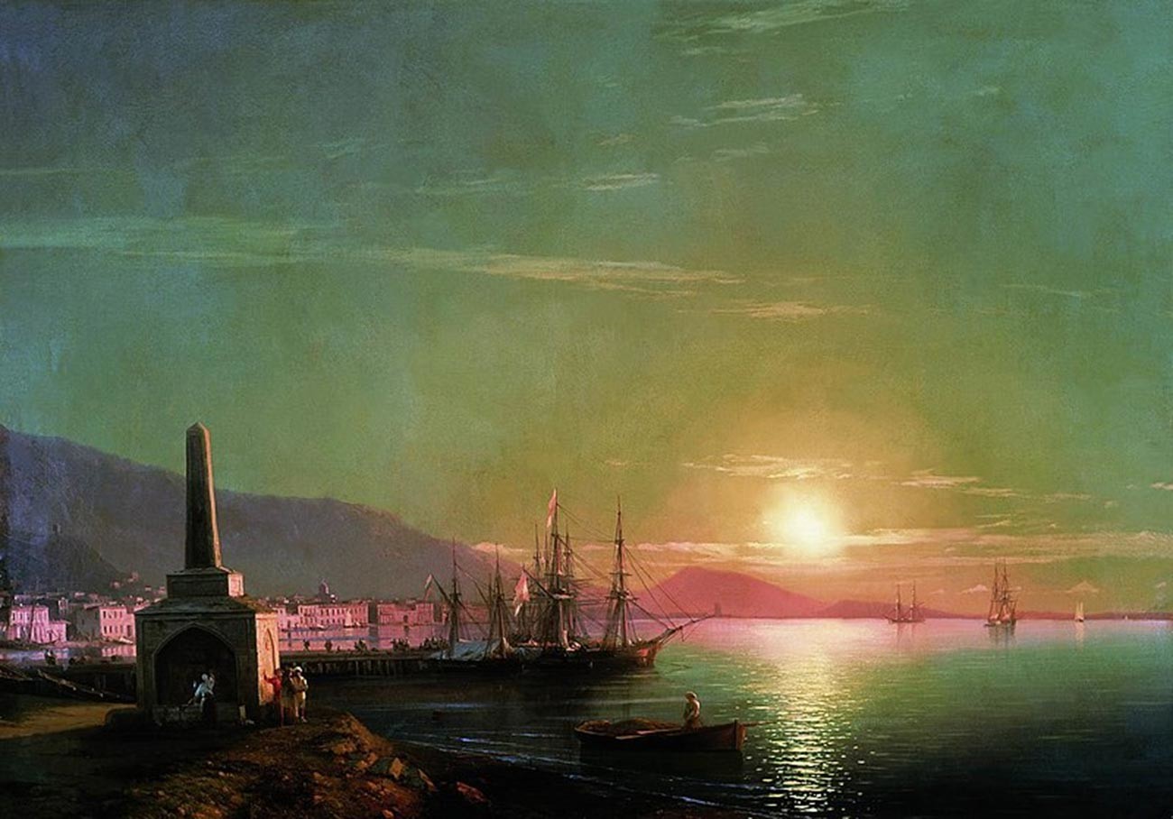 フェオドシアの日の出、1855年