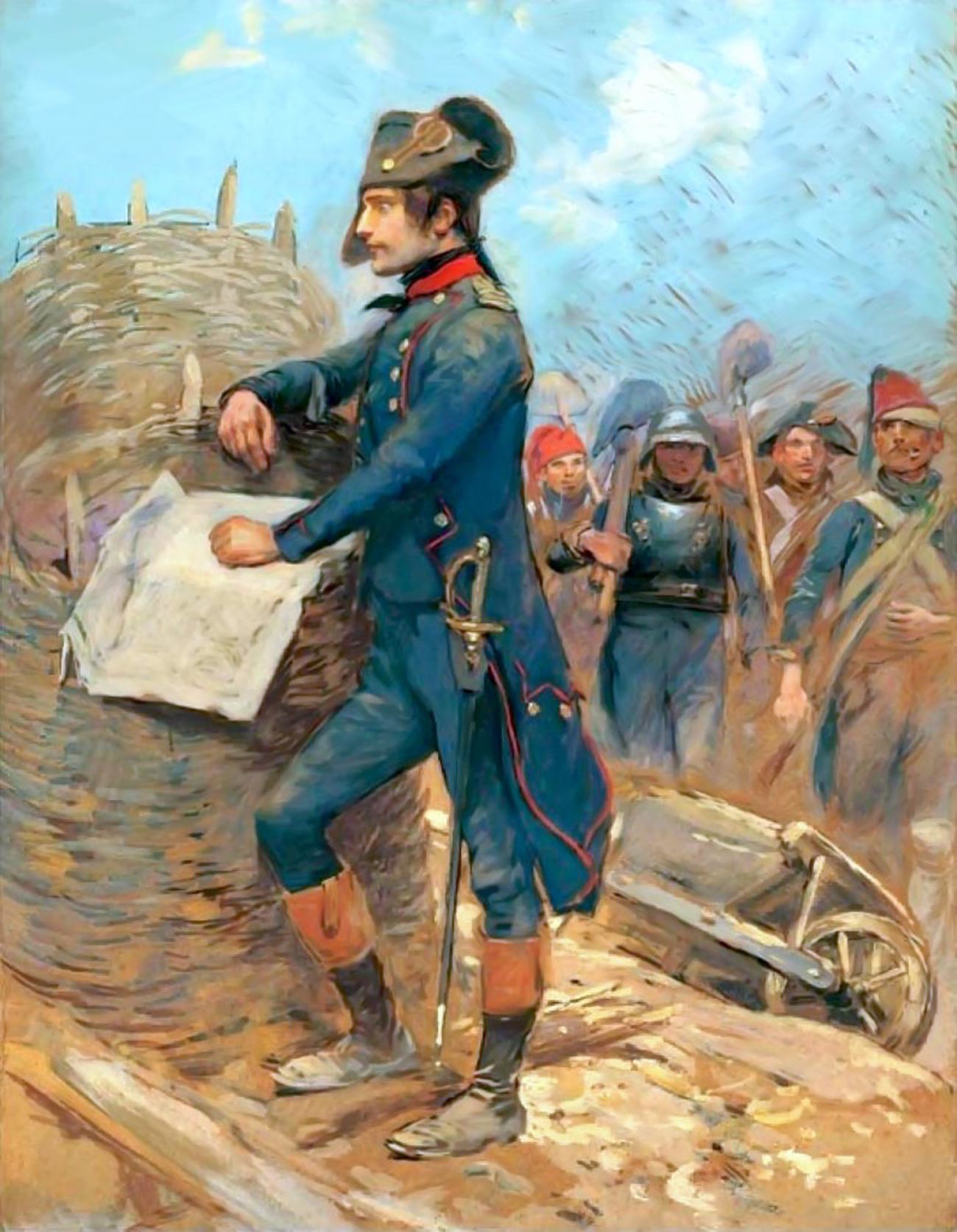 トゥーロン攻囲戦中ナポレオン