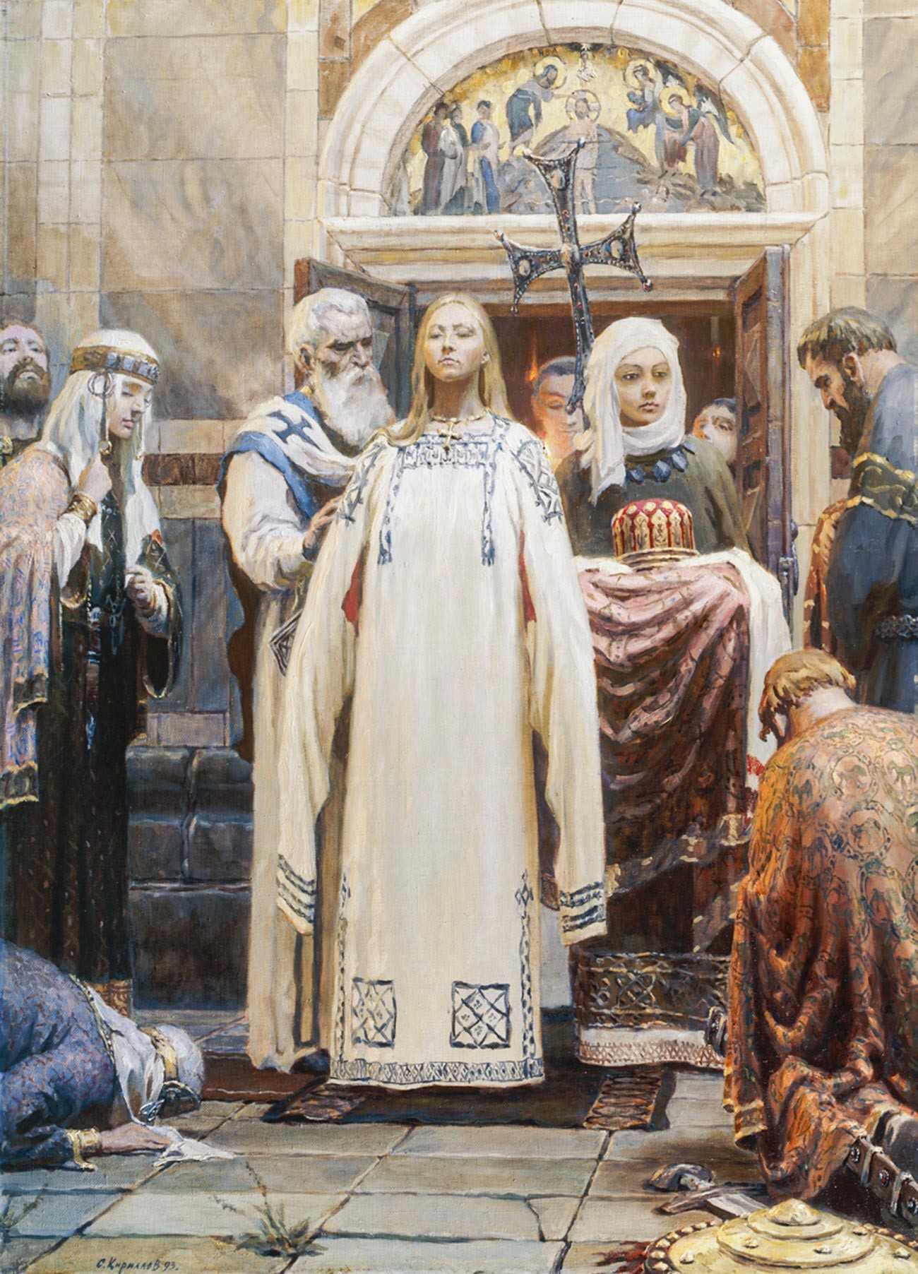 “Pembaptisan Olga” oleh Sergei Kirillov