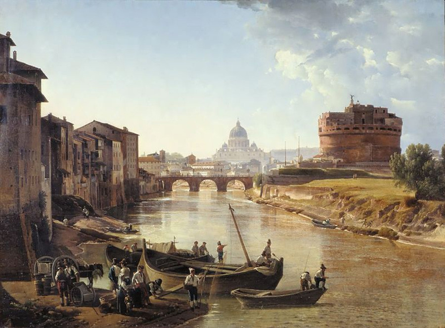 新ローマ、サンタンジェロ城、1823-25年