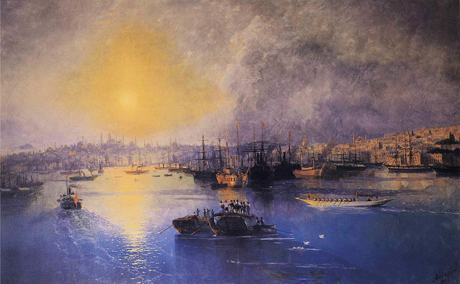 コンスタンチノープル、日没、1899年