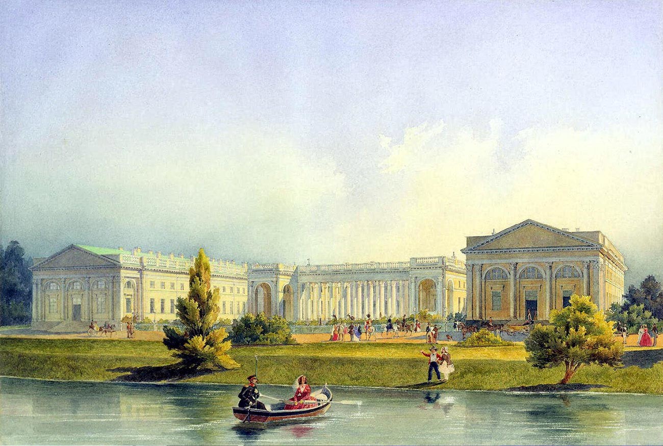 Alexeï Gornostaïev. Palais Alexandre à Tsarskoïé Selo. 1847