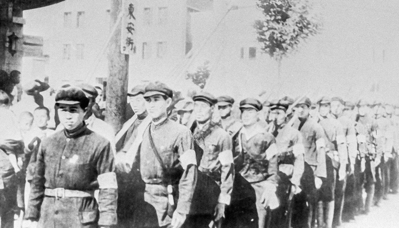 Détachements ouvriers et paysans de Chine pendant la lutte contre les envahisseurs japonais