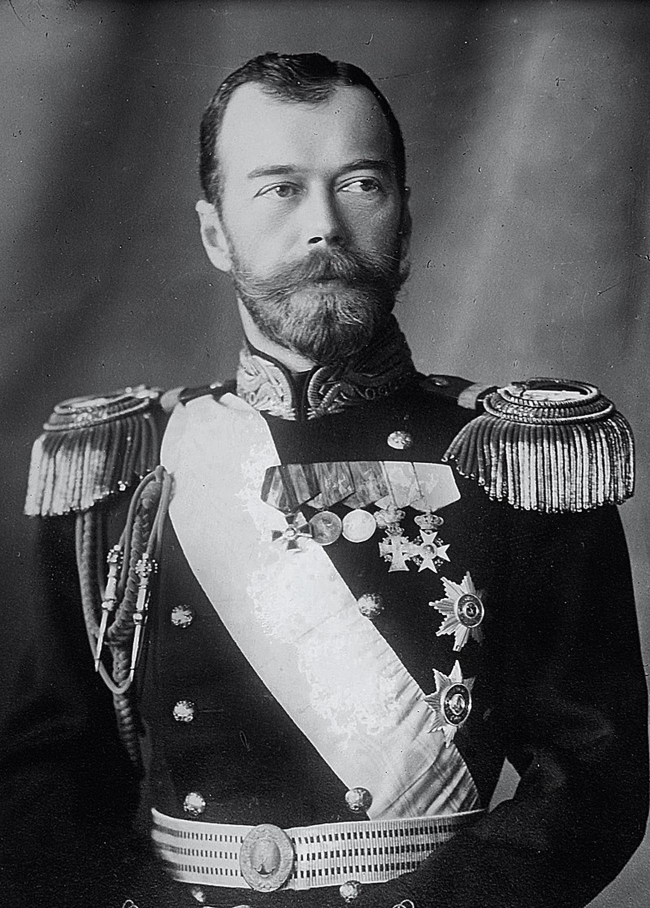 Porträt von Zar Nikolaus II.