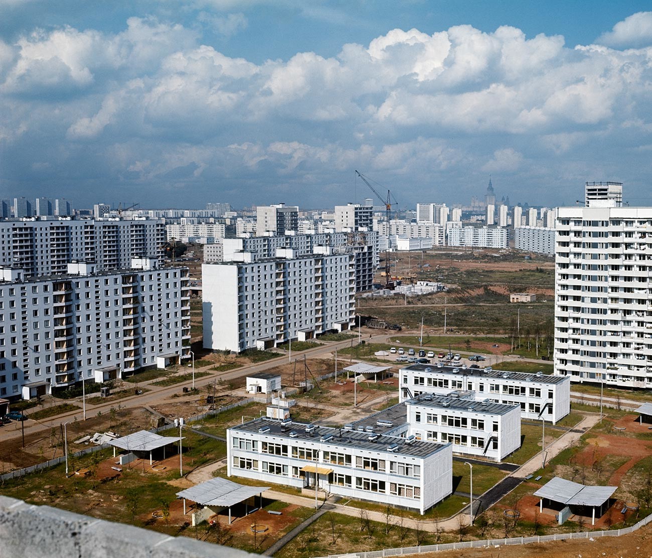 Тропарево - район массового жилищного строительства. 