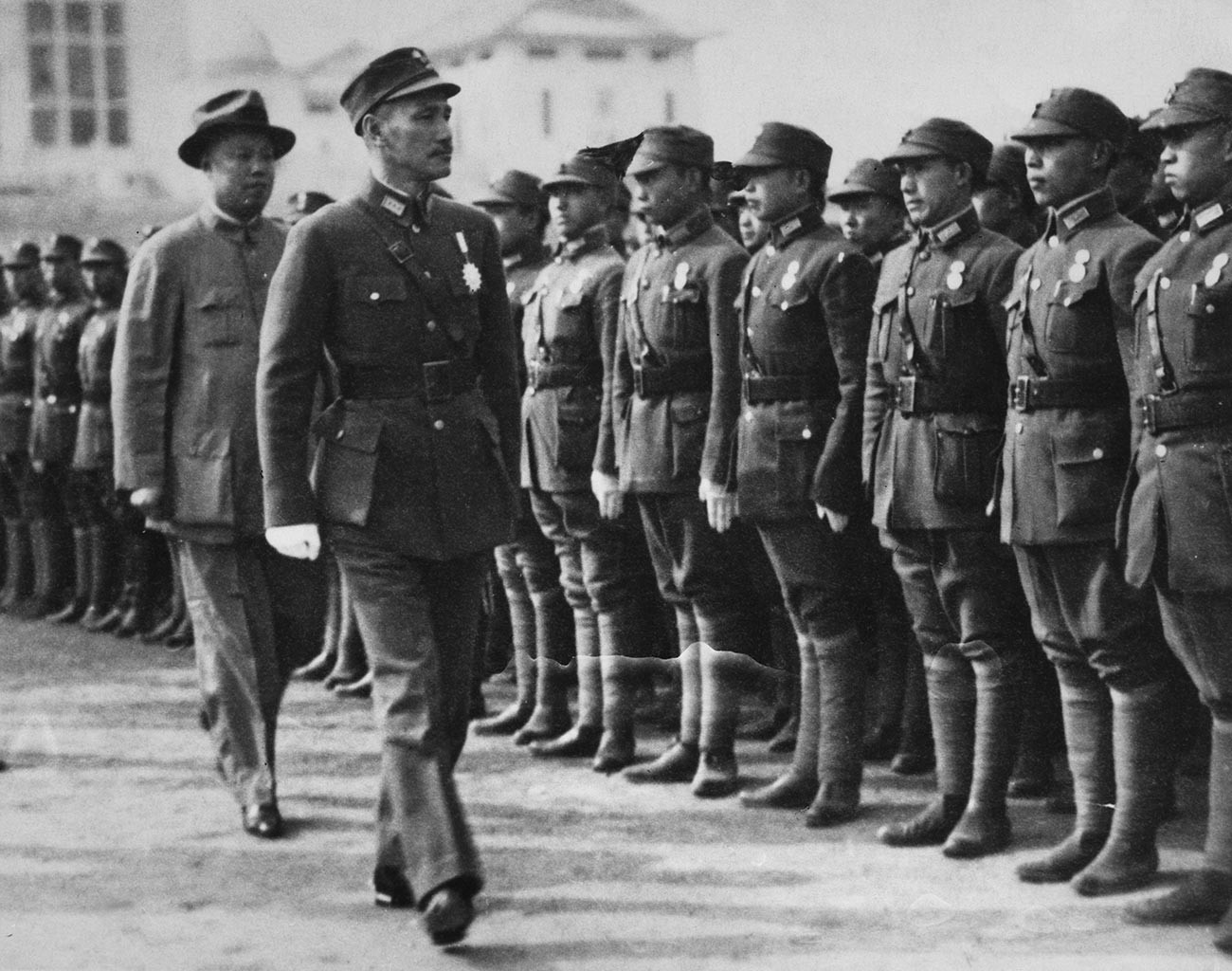 Chinese leader Chiang Kai-shek, 1950.