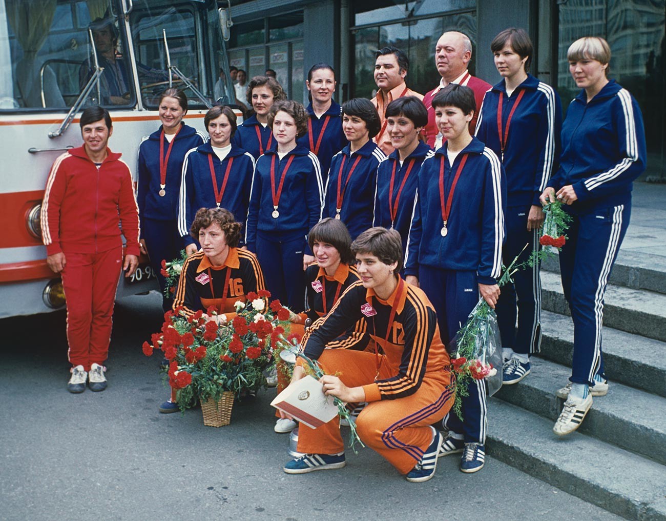 Ženska rokometna ekipa kijevskega Spartaka, ki je 11 krat osvojila državno prvenstvo ZSSR.