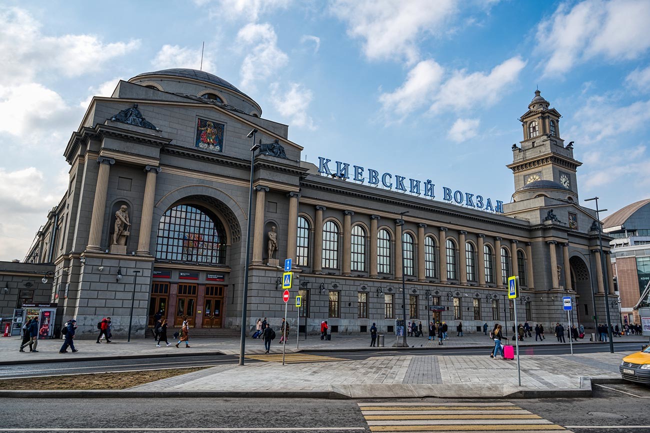 La última terminal ferroviaria de Moscú -Kievski- se inauguró en 1918.