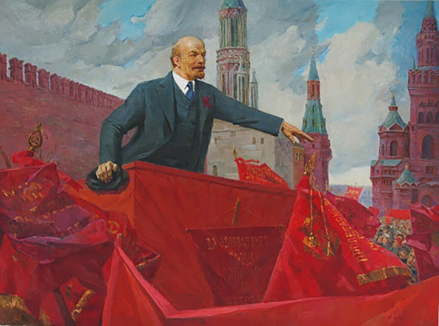 Discours de Lénine, par Alexeï Sidorov