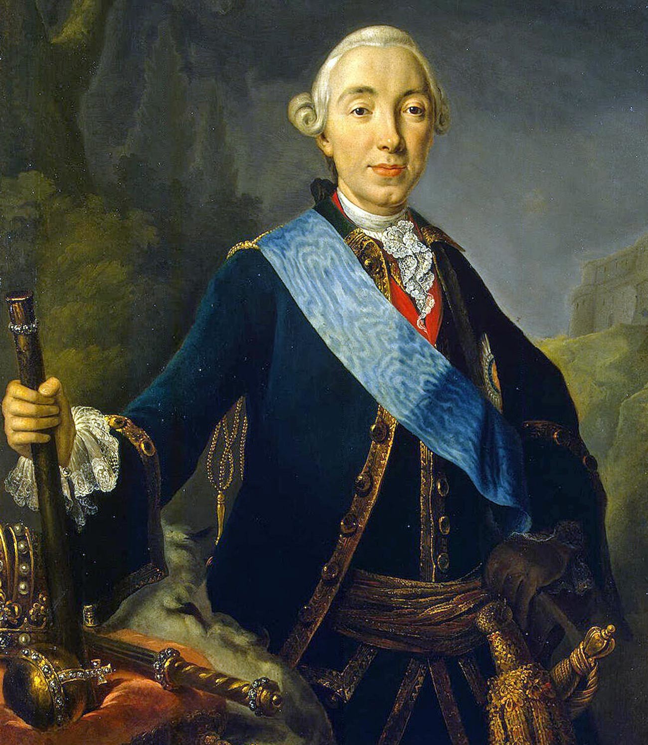 Retrato de la coronación del emperador Pedro III.