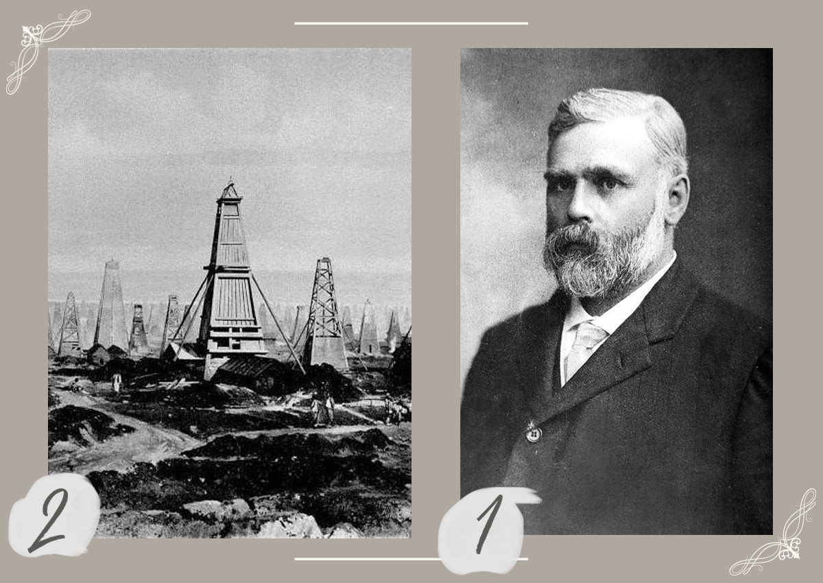 Emmanuel Nobel (2), pozzi di petrolio a Baku, Impero russo