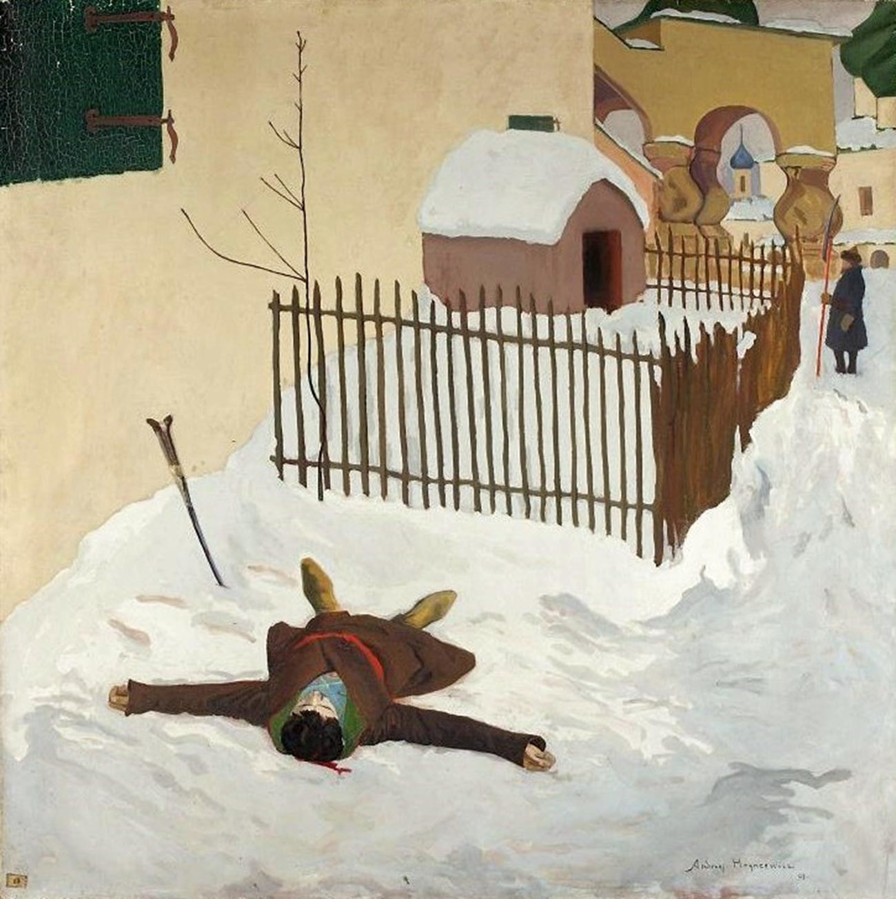 'Kematian Dmitry', oleh Andzhey Khryntsevich, 1909.