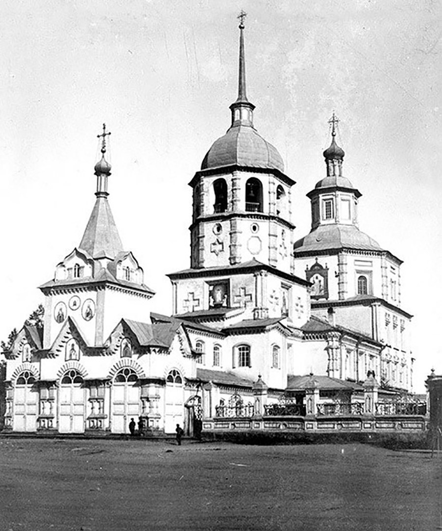Die Tiсhwin-Icon-Kirche in den 1910er Jahren.