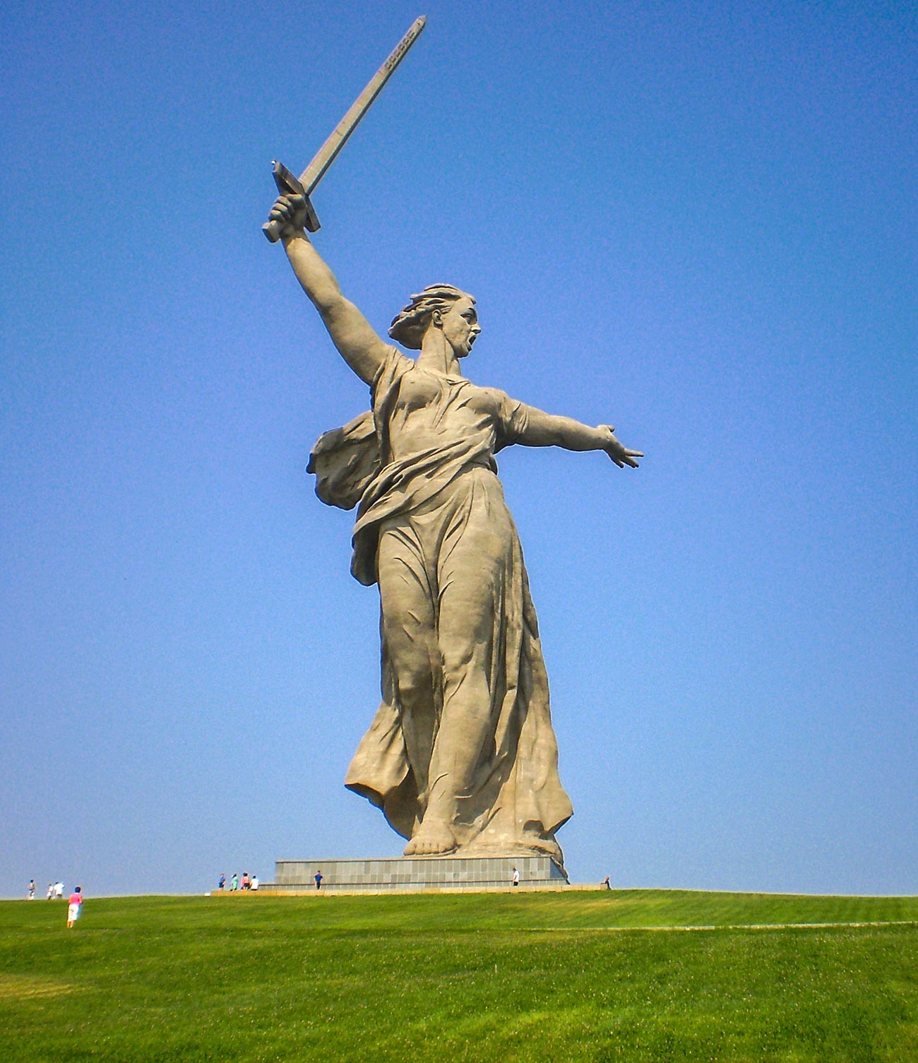 Скулптура „Мајка Отаџбина зове!“, Мамајев курган, Централни рејон. Волгоградска област.