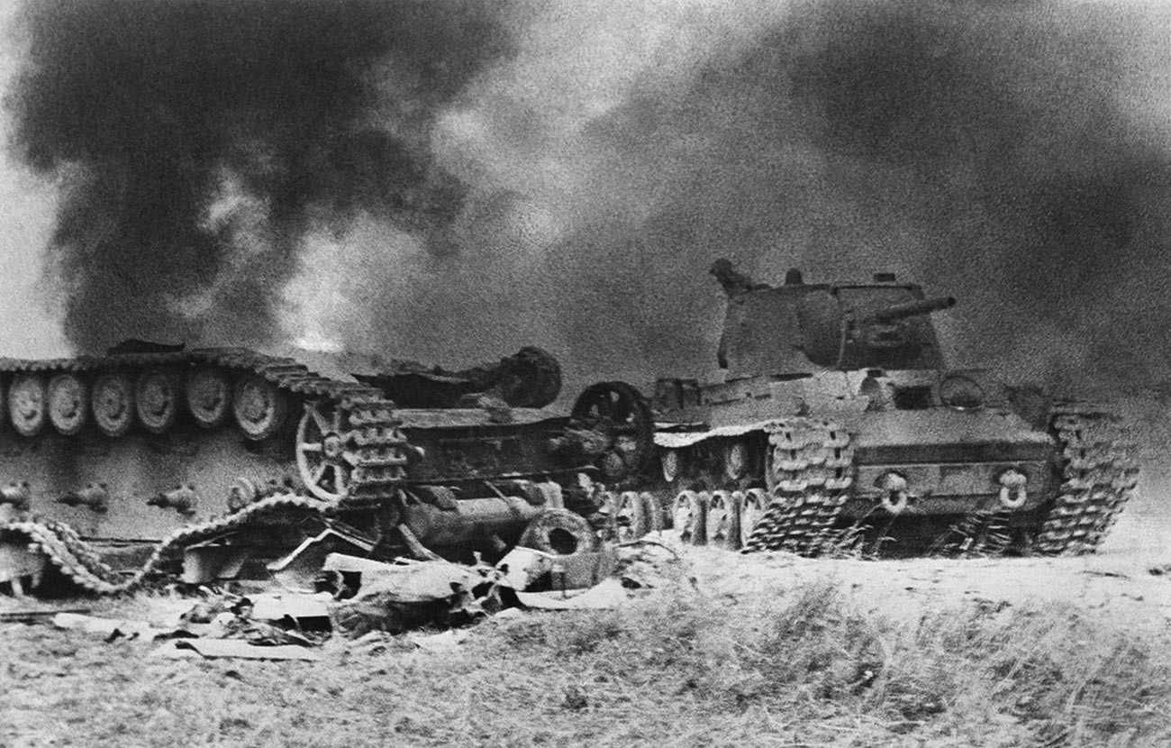 La batalla de Kursk. 