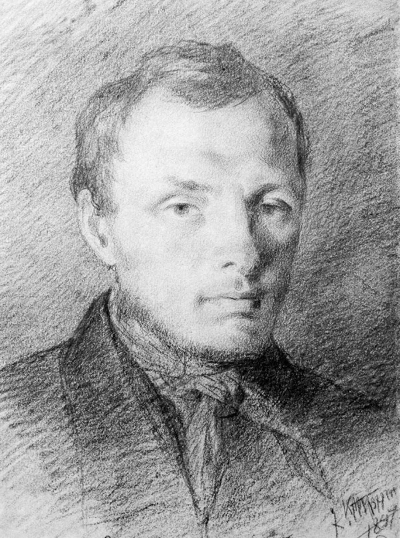 Portrait of Fyodor Mikhailovich Dostoevsky
