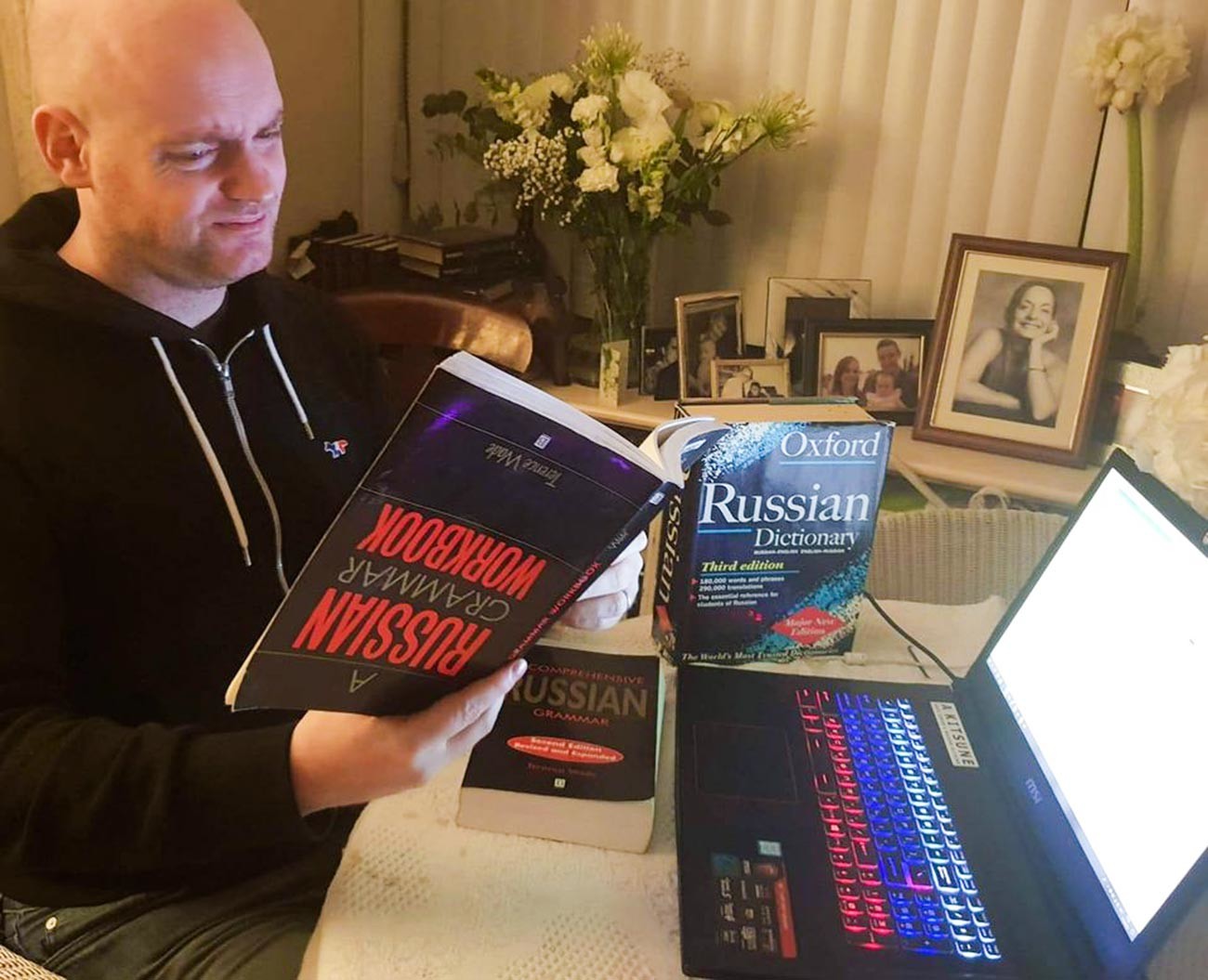 If only 'A Russian grammar workbook' helped to speak fluently...